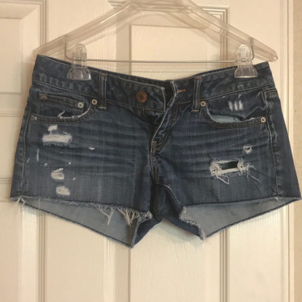 EUC American Eagle Distressed Shorts (8)
